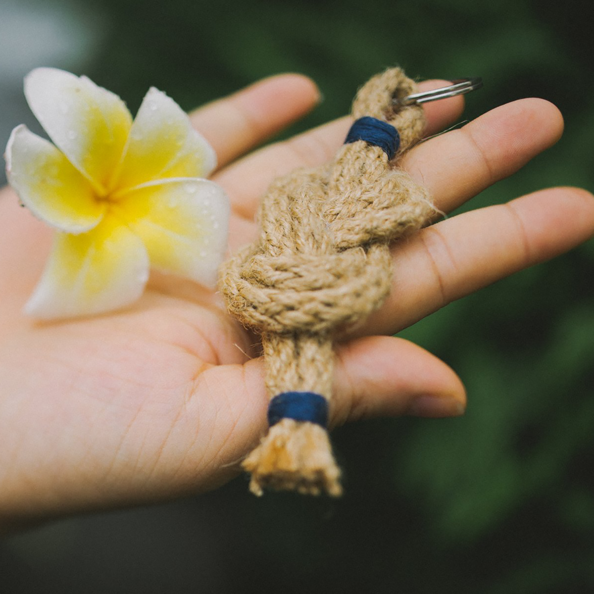 Jute Keychain